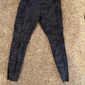 Lululemon Athletica Dark Camouflage Leggings